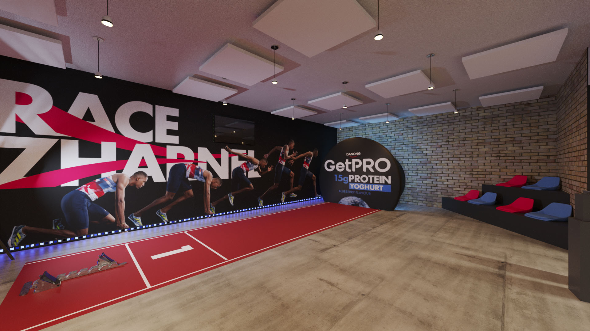 Danone GetPRO seating area